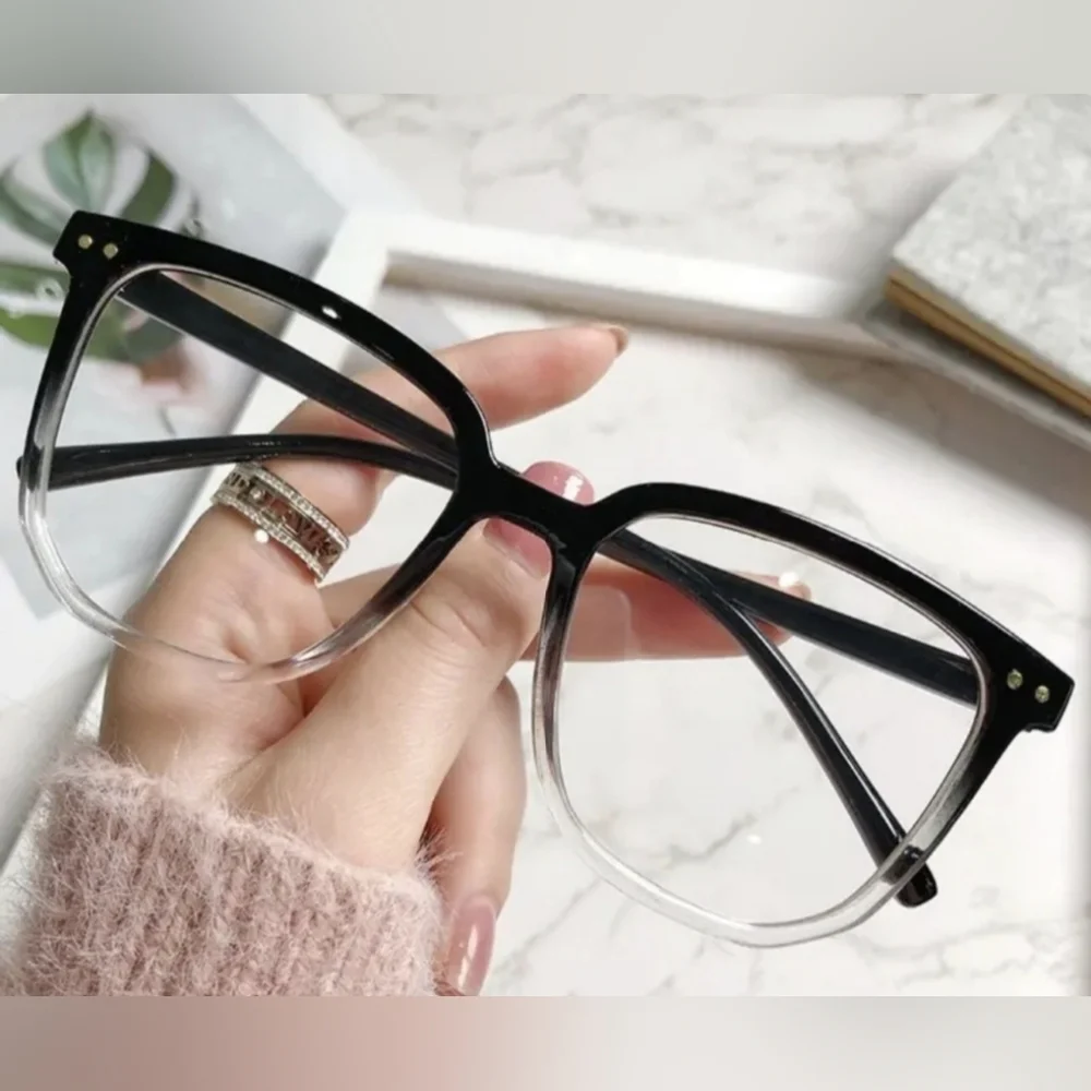 NEW Black and Clear Fashion Glasses